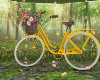 Yellow flower bike