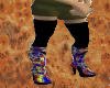 raver boots with socks