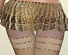 Gold Skirt /Leggings
