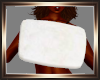 -P- White Mink Handmuff