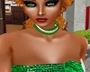 Greeen Pearl Necklace