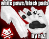 White Paw w/BlackPads(M)