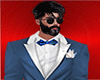 suit (Blue-white)