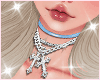 Cross Necklace Blue