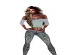 Donna Grey Top & Pants