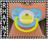 Cupcake Paci - Blu/Yello
