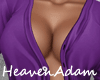 Opened sweater purple