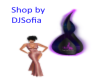 DJ Sofia Glow fireplace