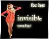invisible avatar for her