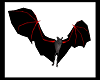 red black vampire bat