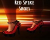 *S* Red Spike Shoes