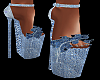 Blue Plats Shoes
