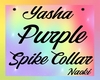 ♥ Yasha Purple Collar