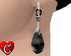 PearlsBlack Earrings