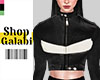 ❡ Crop Leather Jacket