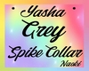 ♥ Yasha Grey Collar
