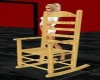 Light wood rocking chair