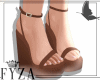 F❥ Wedges Brown