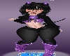Glitter Devil Horn Purpl