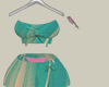 TEAL  DRESS