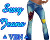 Sexy jeans with patchesV