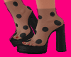 Black Polka Dot Boots