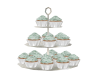 mint wedding cupcakes