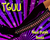 [TGUU] Black Purple boot