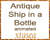 Antique Ship in a Bottle