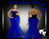 Corset Gown Blue XXL
