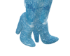D.F Cowgiel Boots Blue