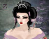 Geisha Hair Blk Mauve