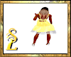 9M Yellow Ruffled Dress