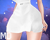MD RLL White Mini Skirt