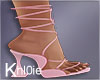 K pink summer heels