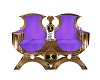 Medieval Purple Bench
