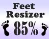 Feet Resizer 85%