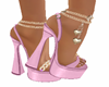 zapatos rosas C/corazon