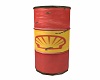 Rusty Shell Oil Barrel