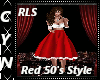RLS Red 50's Style Fit