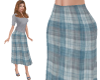 TF* Heather Plaid Skirt