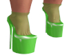Sxy Green Platform Heels