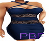 PBF*Blue Lace Dress