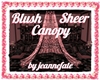 Blush Sheer Canopy 