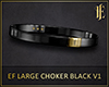 EF Large Choker Black V1