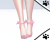 .M. Pink Clas Bow Heels