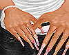 My beach Nails PNK n GLD