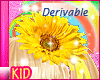 Derivable Hair Flower L