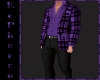 Plaid Purple Suuit