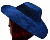Blue Boho Hat
